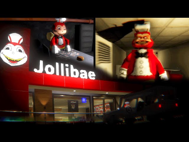 Eat all the burgers and get out alive █ Horror Game "JOLLIBAE" – full walkthrough █