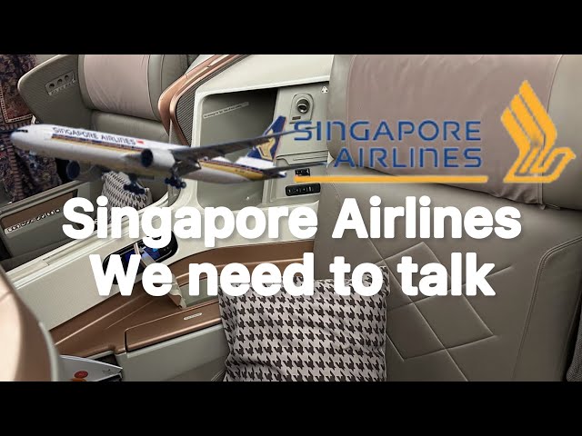 Singapore Airlines JFK to Frankfurt Business Class B777-300 ER