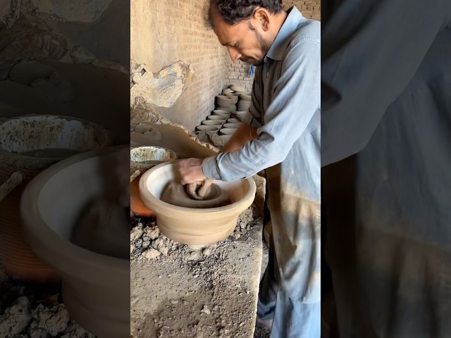 The Amazing Skills making Clay Pot 😱 #shorts #shortvideo #ytshort