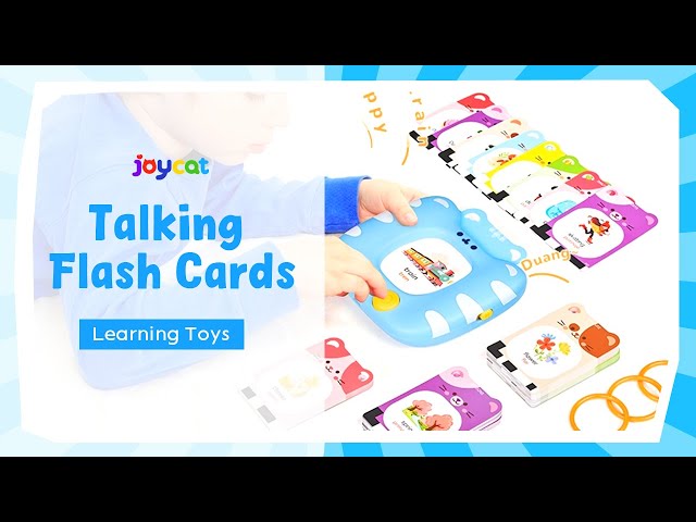 Discover Fun Learning with Joycat Bilingual Talking Flash Cards!