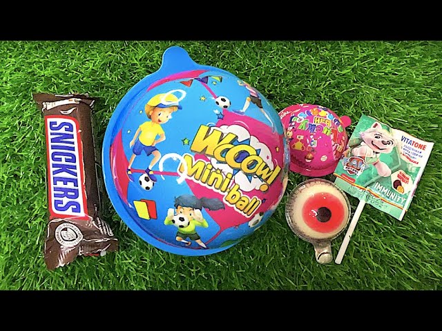 ASMR Most Popular Candys / some lots of colorful rainbow lollipop candy / unpacking chocolate wala