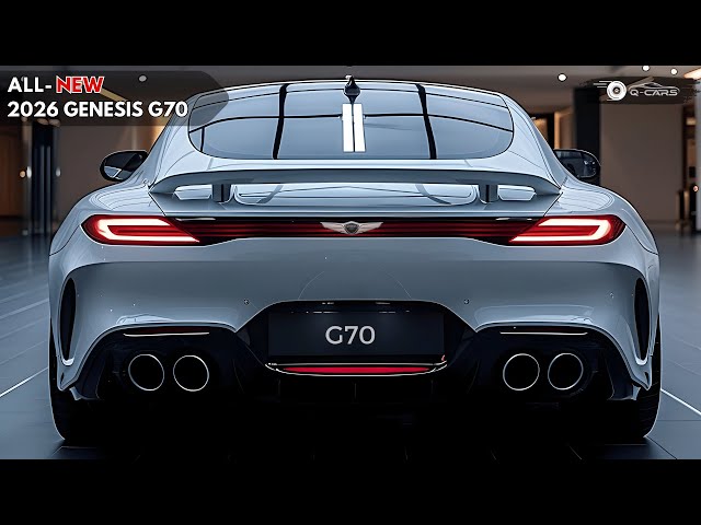 2026 Genesis G70 Unveiled - A Revolution in Luxury Sedan Design! Has It Been Excellent So Far ?