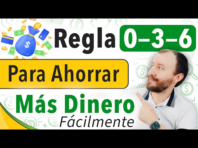 La Regla 0/3/6 Para AHORRAR MÁS Dinero