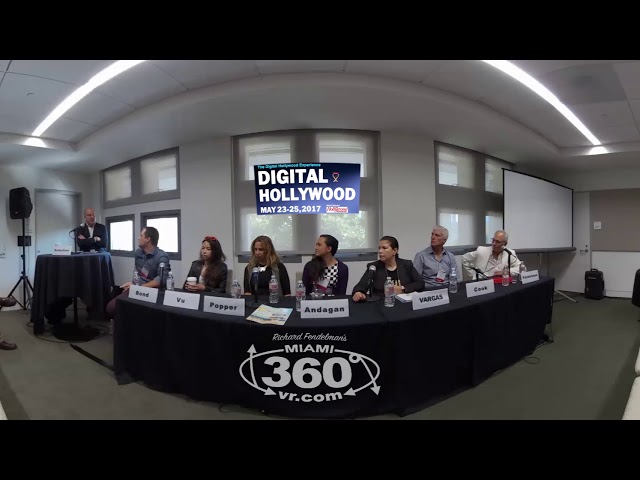 Digital Hollywood 2017 VR/AR Panel witth Seth Schachner