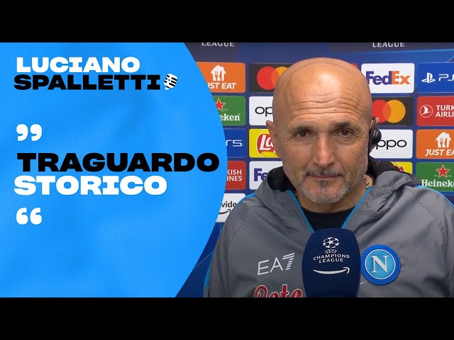 "FORZA NAPOLI!" Napoli vs Eintracht 3-0 | UEFA Champions League | Intervista a Spalletti