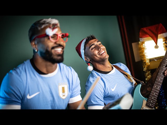 ¡Felices Fiestas! - Saludo de los jugadores de la Celeste.