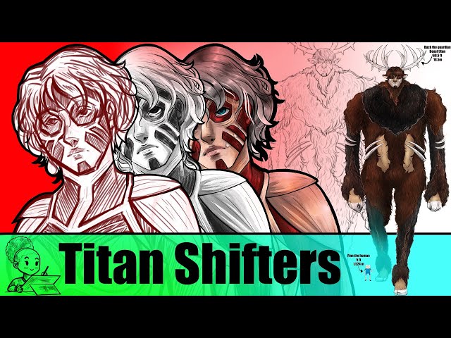 Attack on Titan :Designing my own TITANS ,Titan shifters q(❂‿❂)p