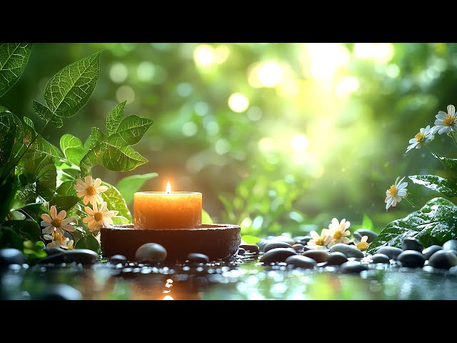 Relaxing Spa Music • Gentle Sounds of Water 🌳 Relieves Stress and Anxiety