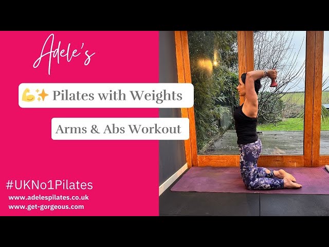 Pilates with Weights: Arms & Abs Workout | Strengthen Your Core & Tone Your Upper Body #UKNo1Pilates