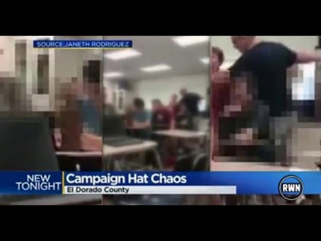 Nasty Lib Snatches MAGA Hat Off Kid’s Head And Slaps Teacher – Realizes Big Mistake Too Late!