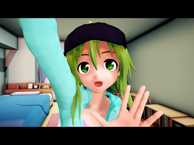 【MMD VR180 4K】GUMI 金曜日のおはよう 【Mamama GUMI】