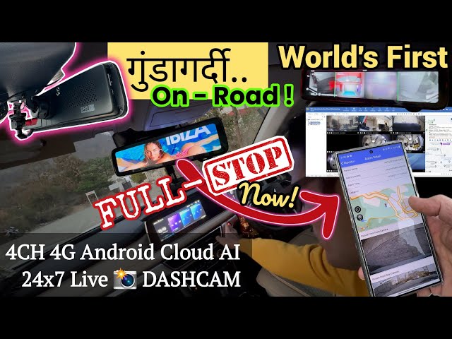 ADAS DMS 4G 4CH AI DASHCAM | 24x7 live remote video & Android अब होगा Scorpio-N ANCAP me 100% PASS💪