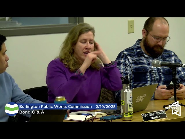 Burlington Public Works Commission - 2/19/2025