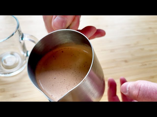 Making Hot Chocolate With Nespresso Creatista Steam Wand!