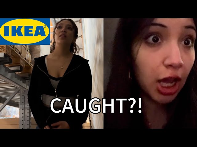 EPIC FORT BEHIND IKEA SHELVES- CAUGHT?