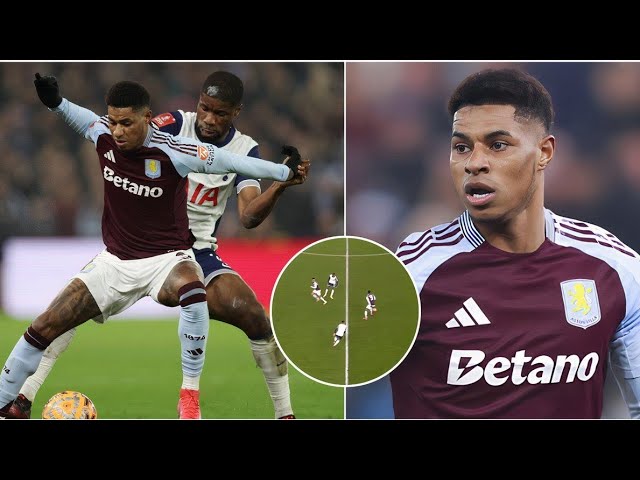 Marcus Rashford Aston Villa DEBUT : FANS LEFT GASPING !