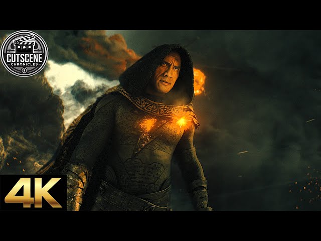 [4K UHD] Black Adam VS. Army Unstoppable Fury CUTSCENE | Black Adam (2022)