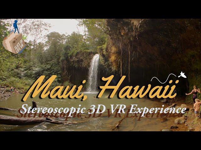 8k 3D Maui, Hawaii: Road to Hana + Black Sand Beach - Best Apple/Quest 3 Nature Travel VR Experience