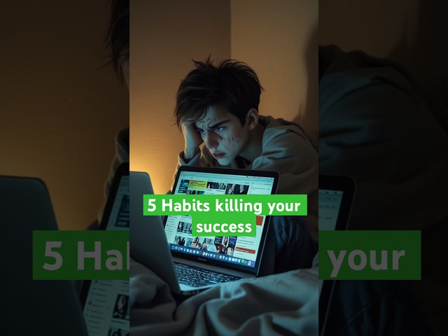 5 Habits Killing Your Success #successhabits #selfimprovement