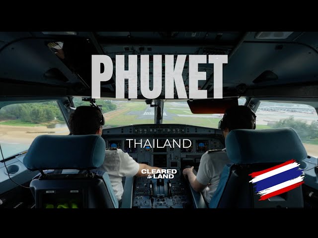 PHUKET | AIRBUS A321 LANDING 4K