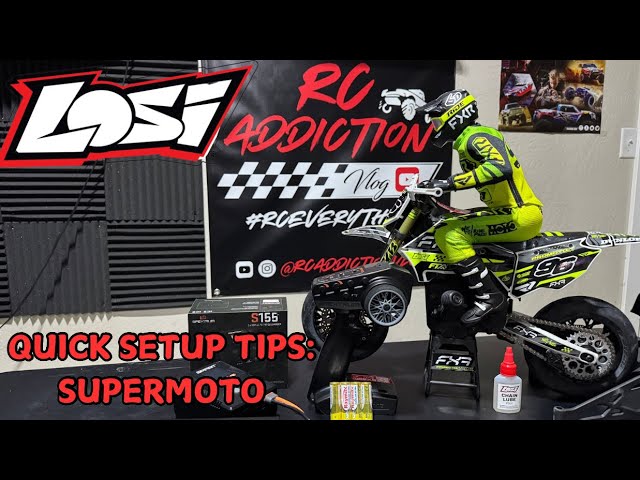 Quick Setup Tips: Losi SuperMoto. Make sure you do this before.