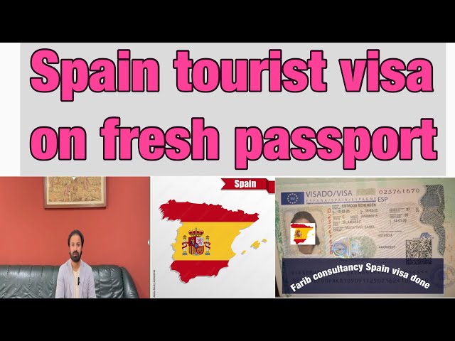 Spain tourist visa on fresh passport/ Spain appointment new update / Spain visa documents