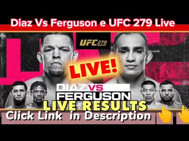 UFC 279 CEREMONIAL WEIGH-INS: Nate Diaz vs.Tony Ferguson | LIVE Stream