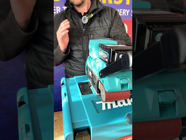 Just arrived- the brand NEW Makita 40V Brushless Belt Sander! 🔥