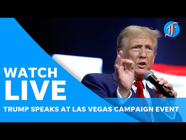 Live: Donald Trump speaks at Turning Point Action campaign event in Las Vegas