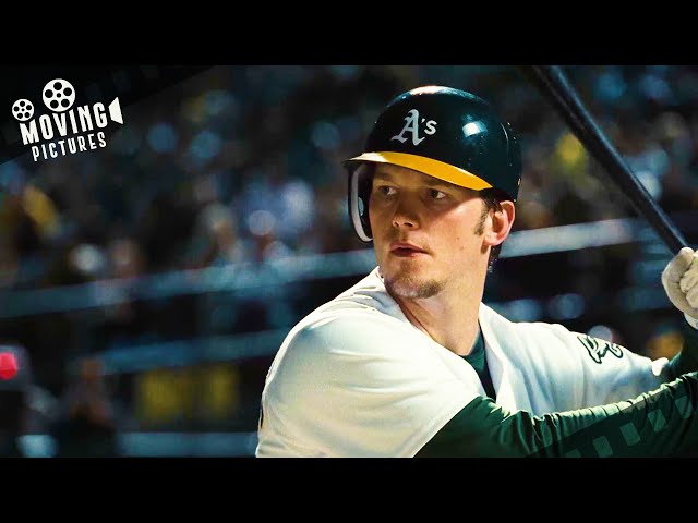 Hatteberg's Homerun Victory Moment | Moneyball (Brad Pitt, Jonah Hill)