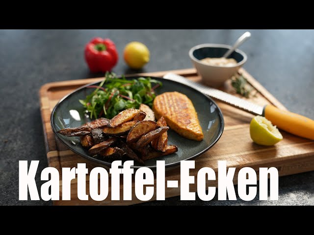 Rezept für Knusprige Kartoffelecken aus dem Ofen