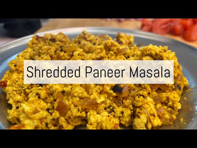 Shredded Paneer Masala