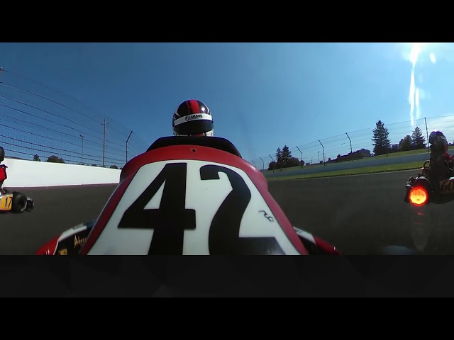 Lap Of Indy In an LO206 Kart 2018