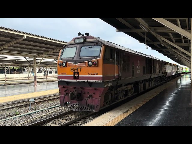 SRT 388 from Chachoengsao arrives Hua Lamphong 22 Sep 2024