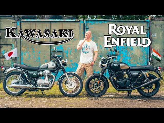 A Close Battle! Royal Enfield Interceptor 650 VS Kawasaki W800 | Who Will Take The Crown?