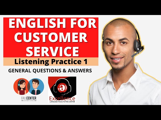 👂🎧Call Center Listening Practice │General Questions and Answers in English