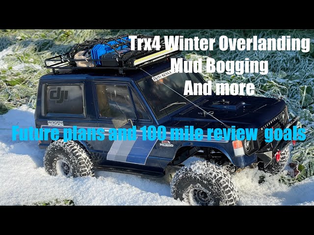 Trx4 Frosty Trail Run and Overlanding. Lots of Mud, Snow and water.