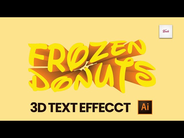 3D Text Effect in Illustrator