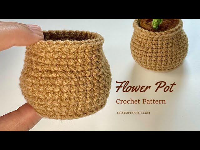 Flower Pot Crochet Pattern