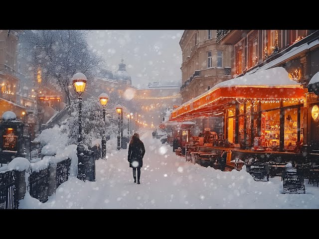 Budapest, Hungary 🇭🇺 - Watch It And Freeze From Cold 4k HDR 60fps Walking Tour (▶213min)