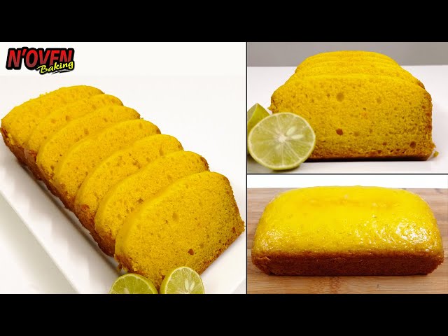 Eggless Lemon Tea Cake Without Oven | N'oven Baking