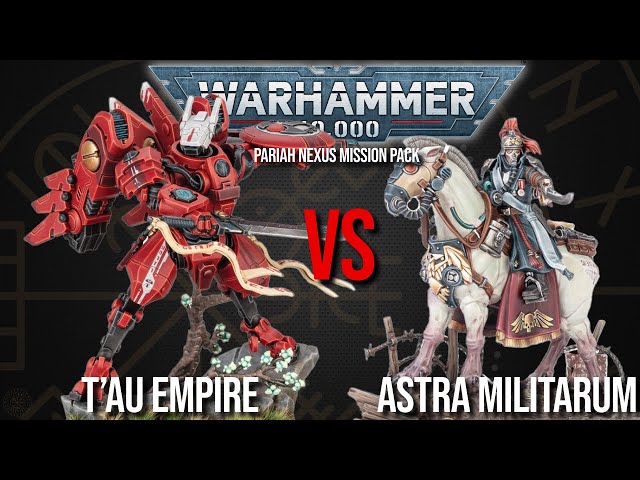 BRAND NEW CODEX - Astra Militarum Vs T'au - Warhammer 40k 10th Edition