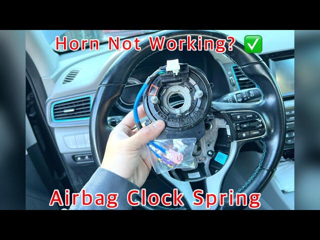 Kia Niro Horn Not Working? - Steering Wheel Clock Spring Replacement