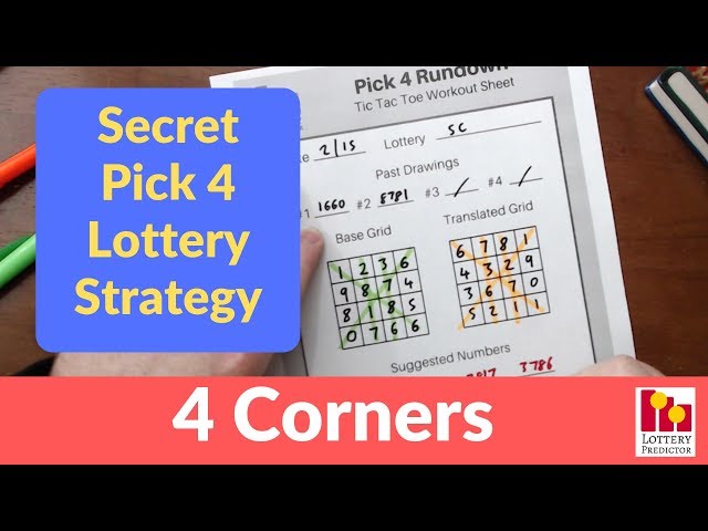 Secret Lottery Strategy To Win Pick 4