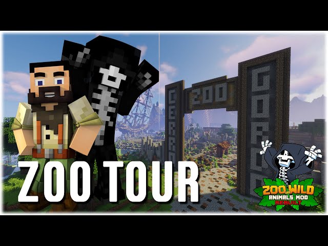 I Spent 2,000 Days Building a Zoo In Minecraft and Showed it to VintageBeef!