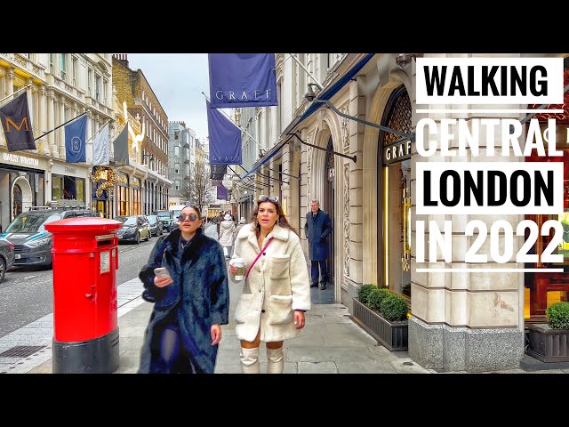 London Walk 2022| London Capital of England and the United Kingdom Walking Tour & Window Shopping