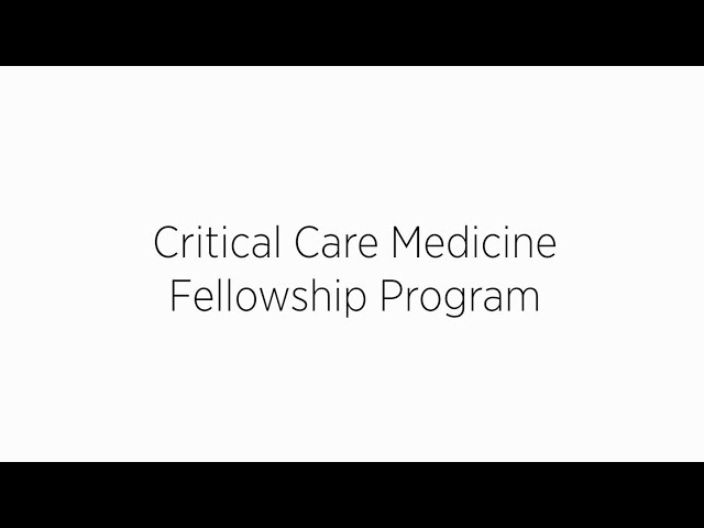 Critical Care Medicine Fellowship Program – University of Maryland Medical Center