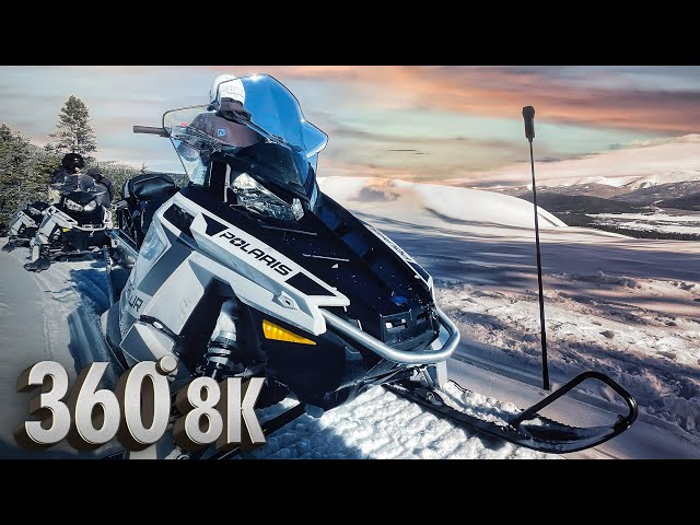 Snowmobile Ride 360° Experience 🎵 Our memory - Bass Physics