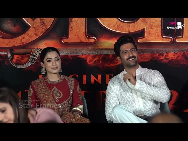 UNCUT - Vicky Kaushal and Rashmika Mandanna at trailer launch of Chhaava