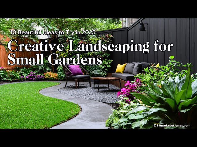 Creative Landscaping for Small Gardens: 10 Beautiful Ideas to Try in 2025